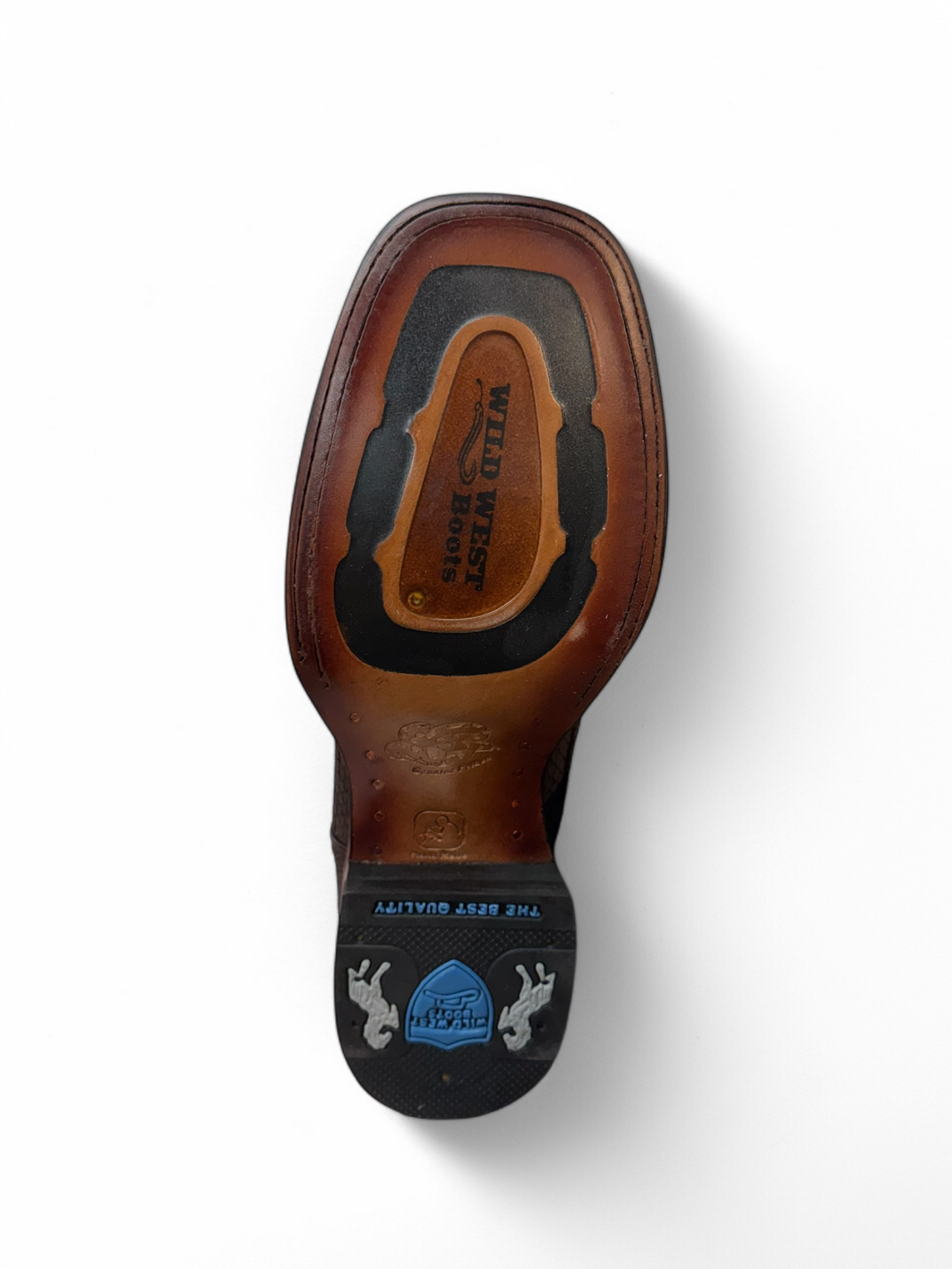 Wild West Boots Nobuck Brown Python 2824LN5707