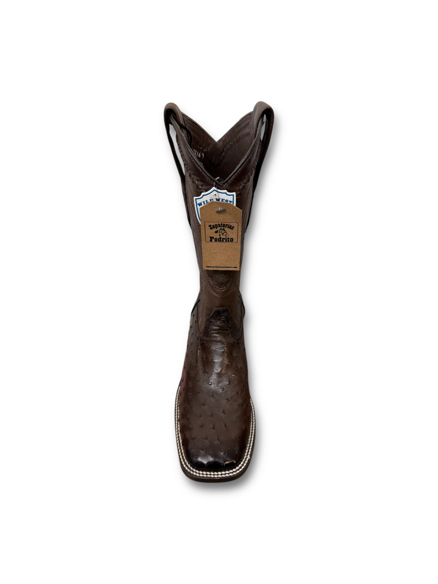 Wild West Boots Faded Brown Ostrich 2824L0316