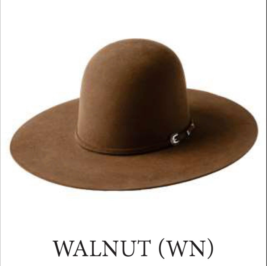Serratelli Hat Co 6X Walnut Open