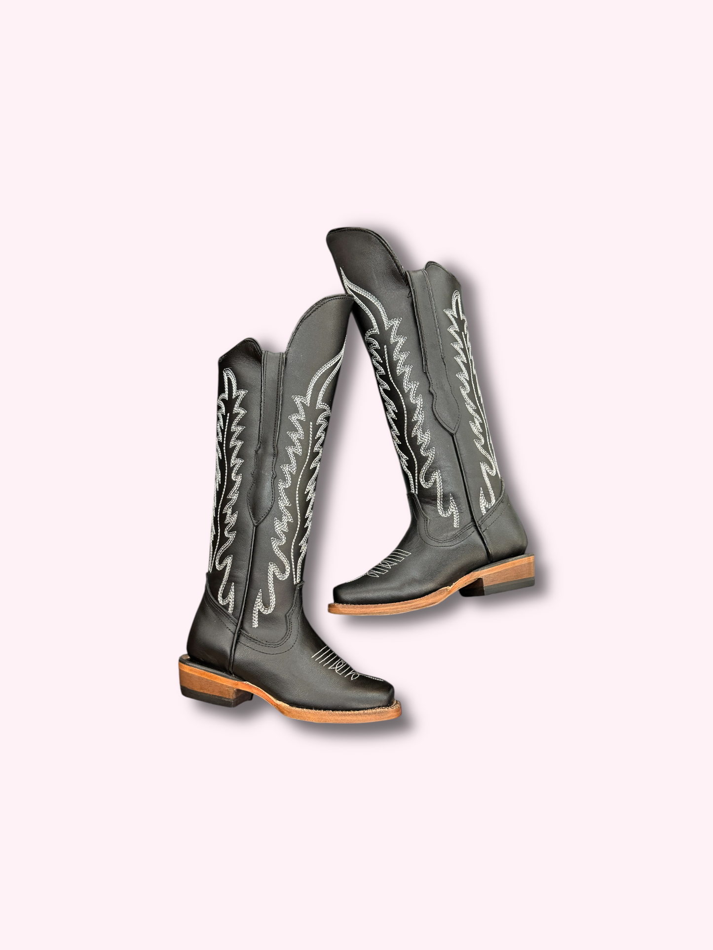 Tanner Mark Boots “Chelsea” Little Girls Black Knee High Boots