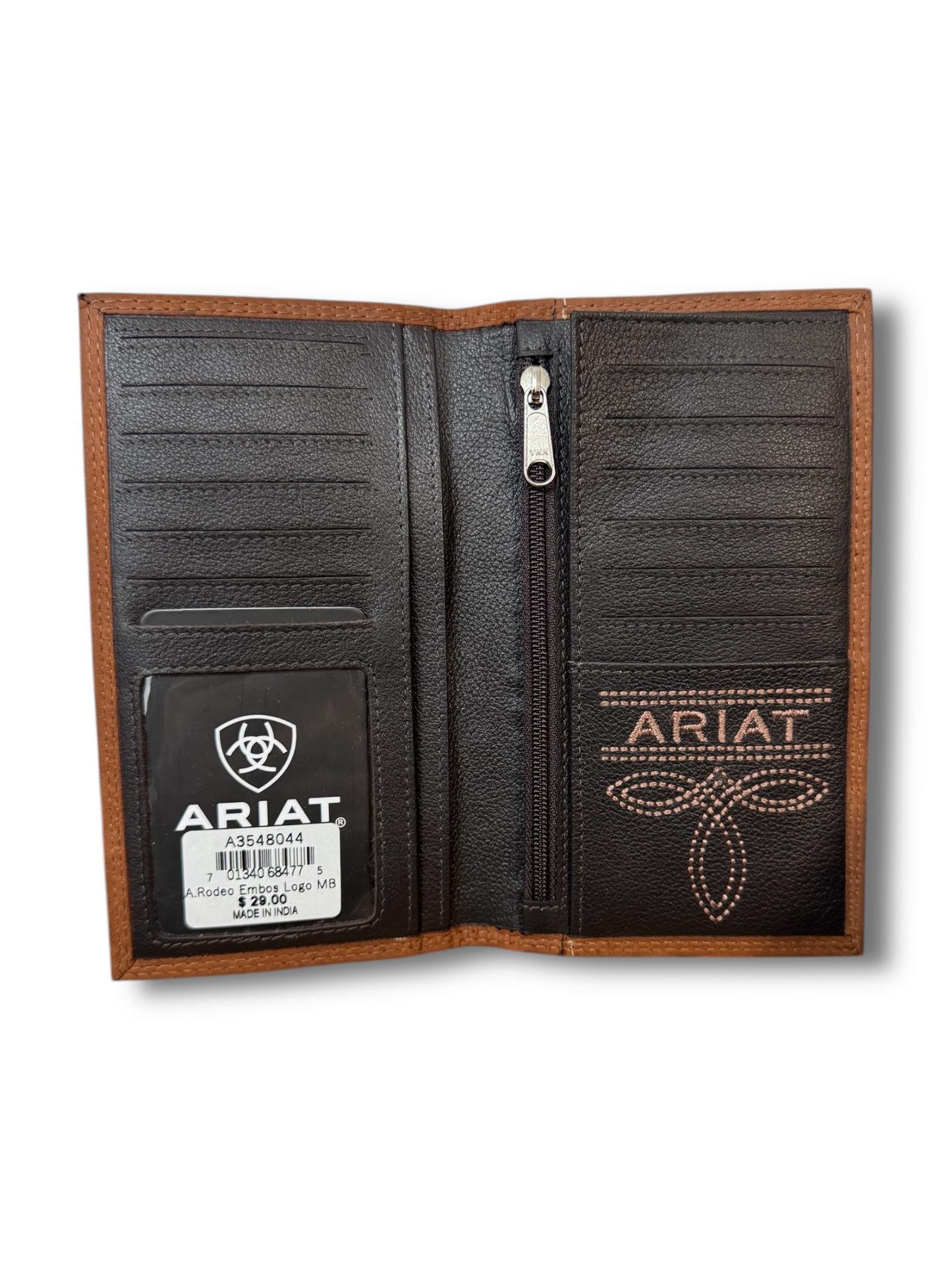 Ariat Oiled Saddle Brown Rodeo Wallet A3548044