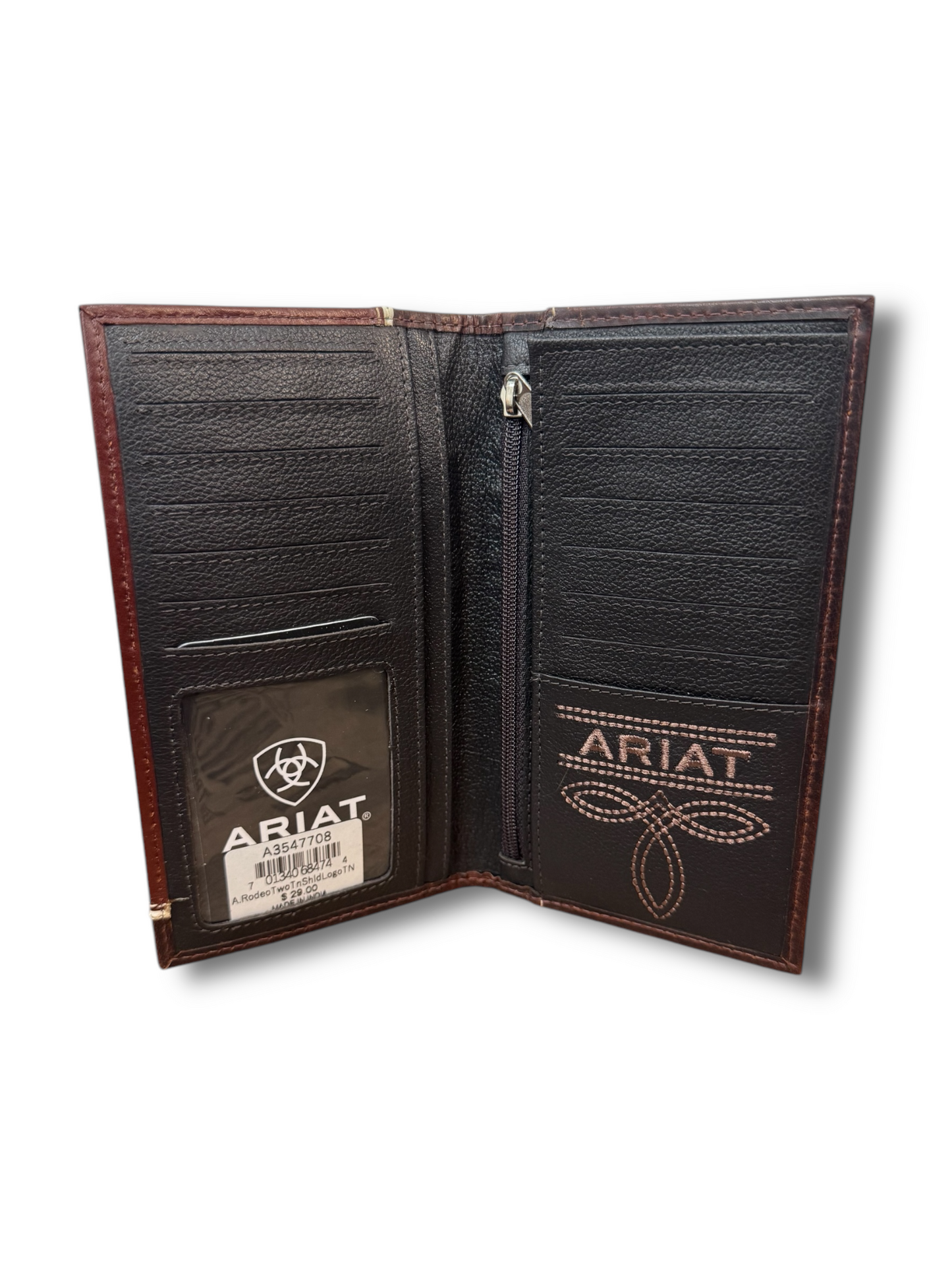 Ariat Brown/Cognac Rodeo Wallet A3547708