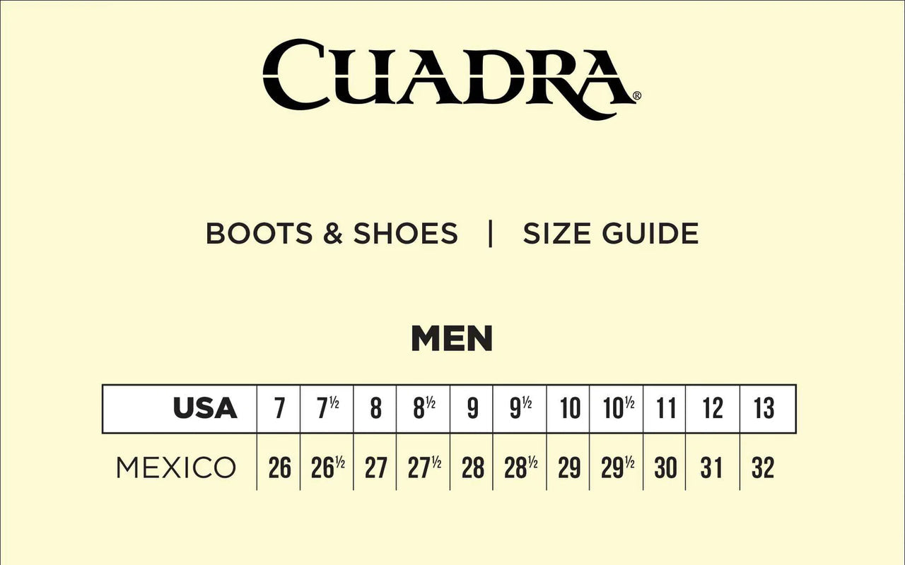 CUADRA Zipper Plunge Black Caiman Laser & Woven Narrow Square Toe CU805