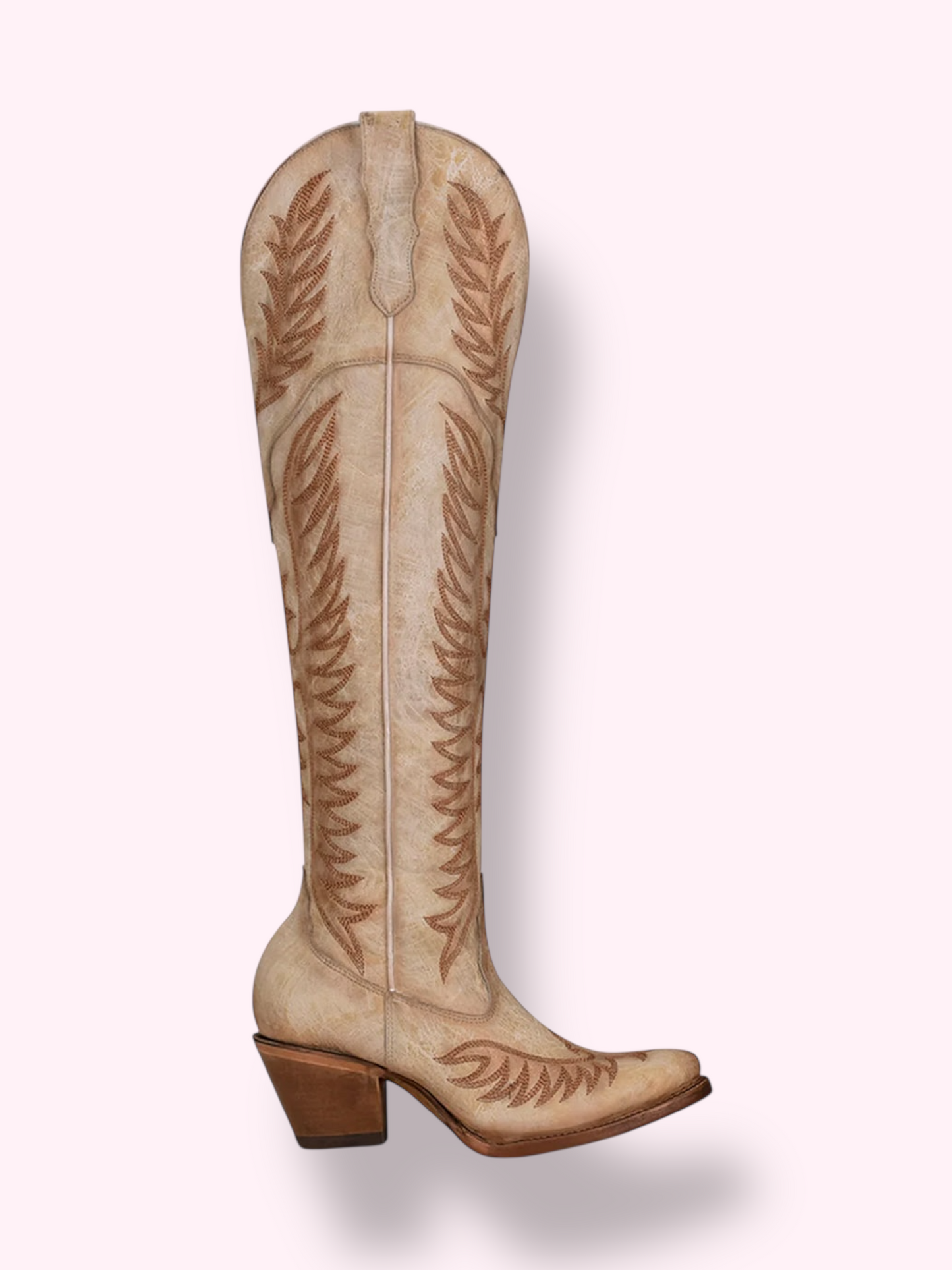 CORRAL A4212 - Sleek Bone Colored Tall Top