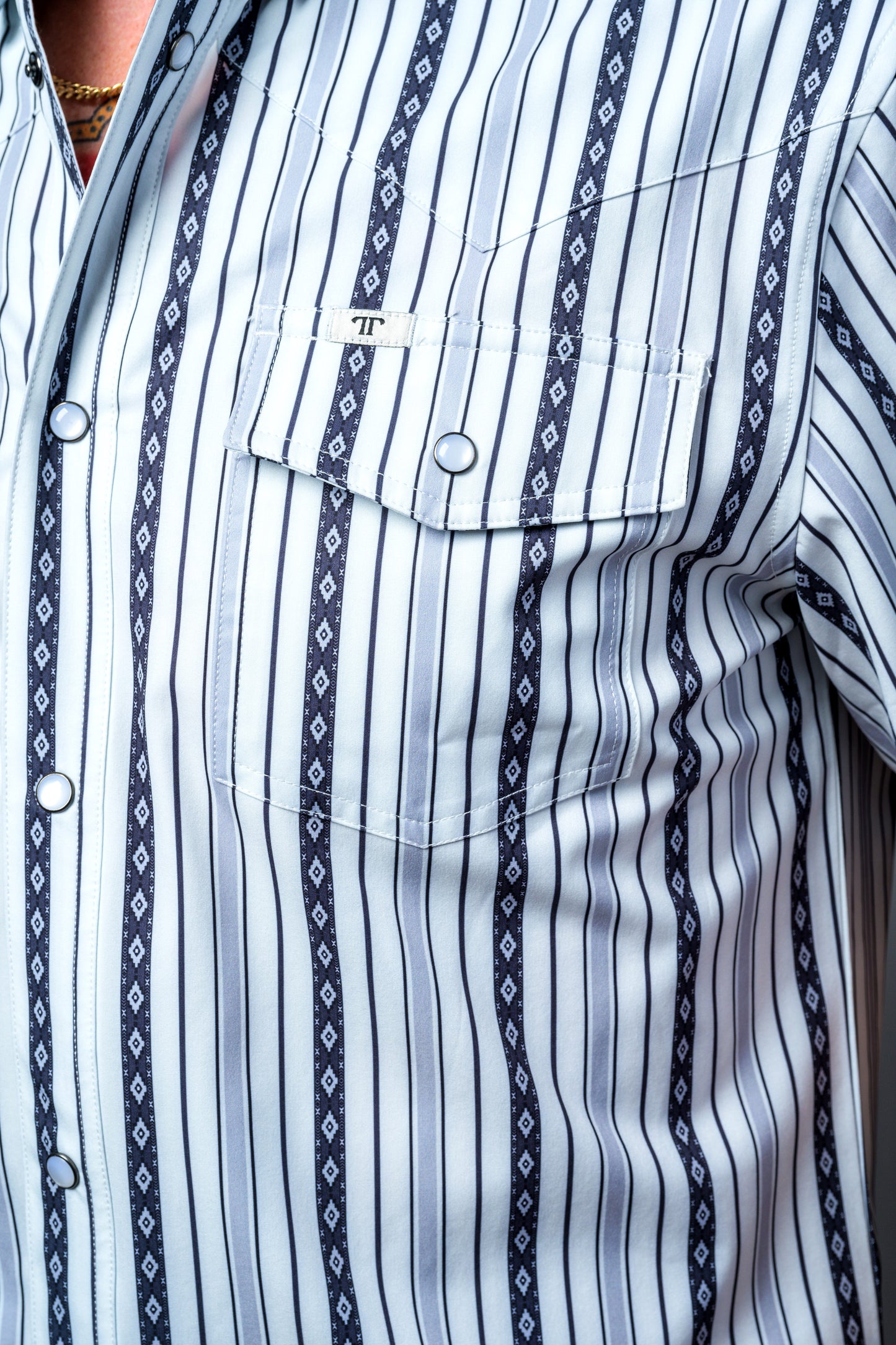 Ferrell - THE ED SHORT SLEEVE SNAP SHIRT Black