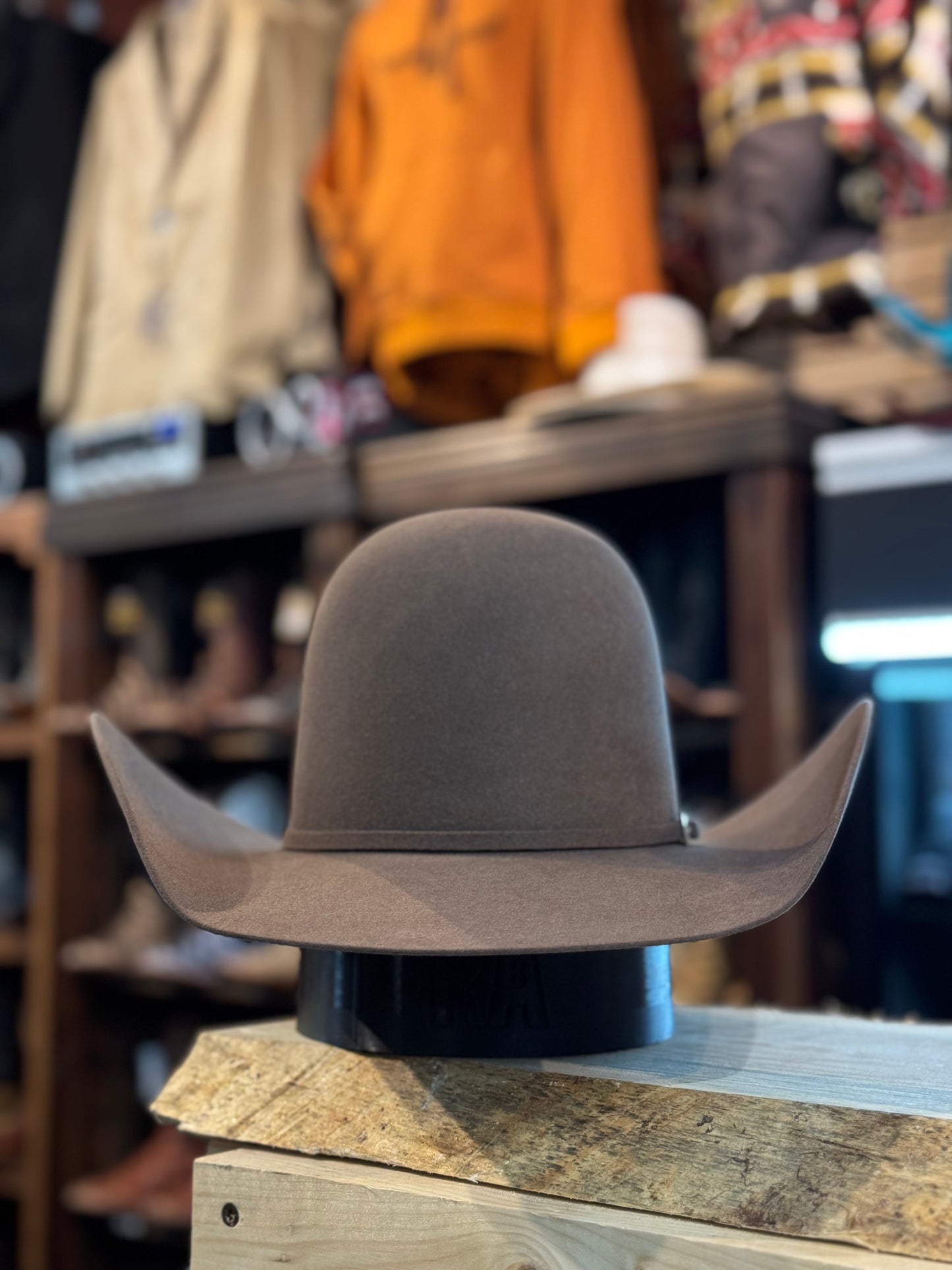 Serratelli Hat Co 6X Walnut Open