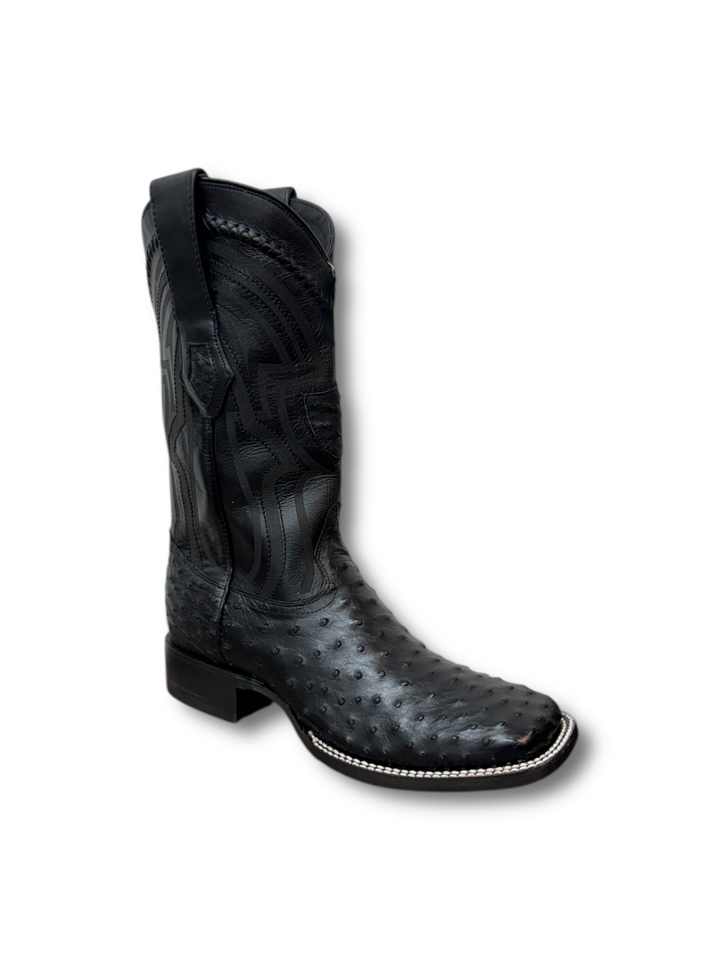 Wild West Boots Black Ostrich 2824L0305