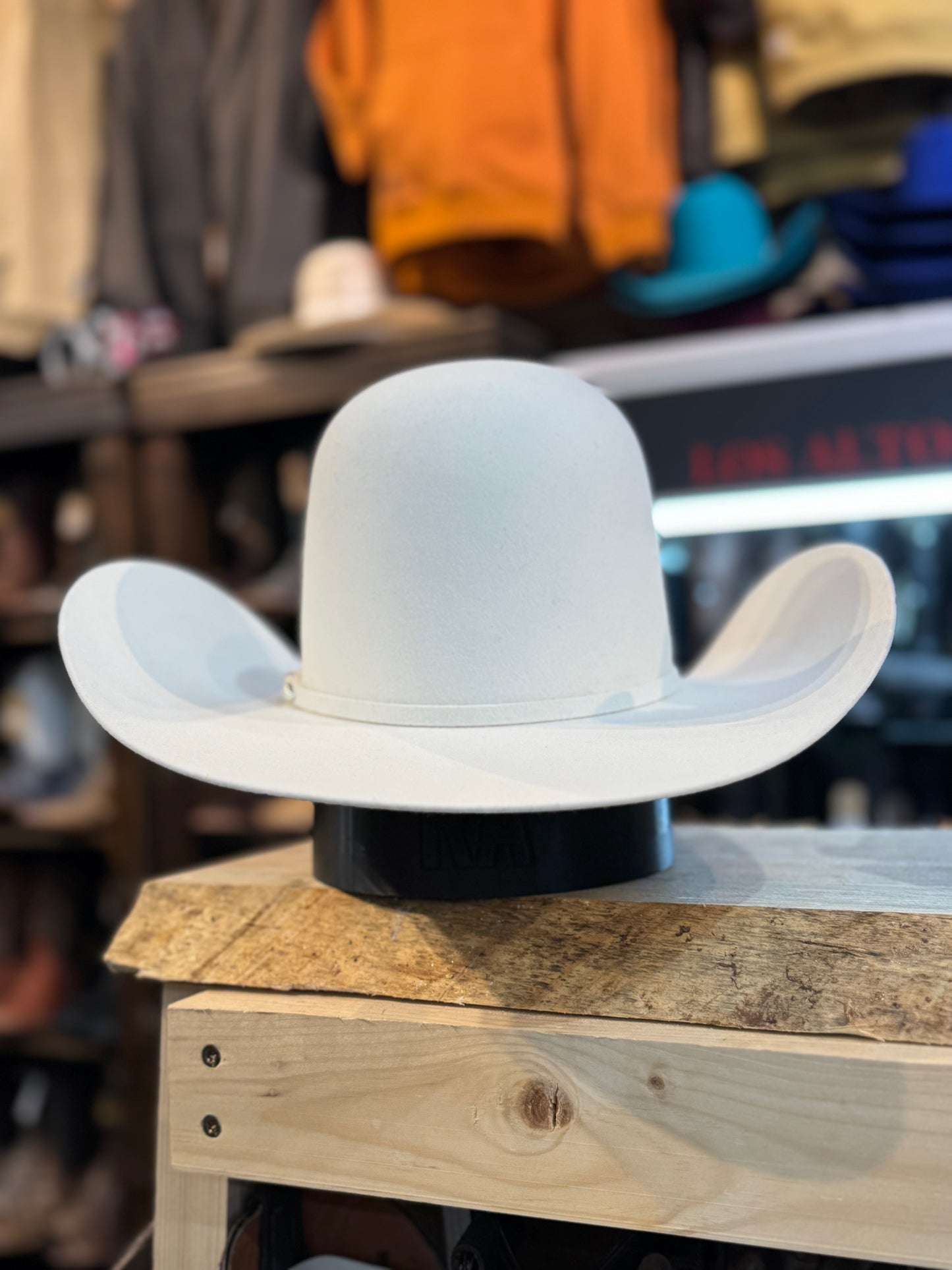 Serratelli Hat Co 6X White Open