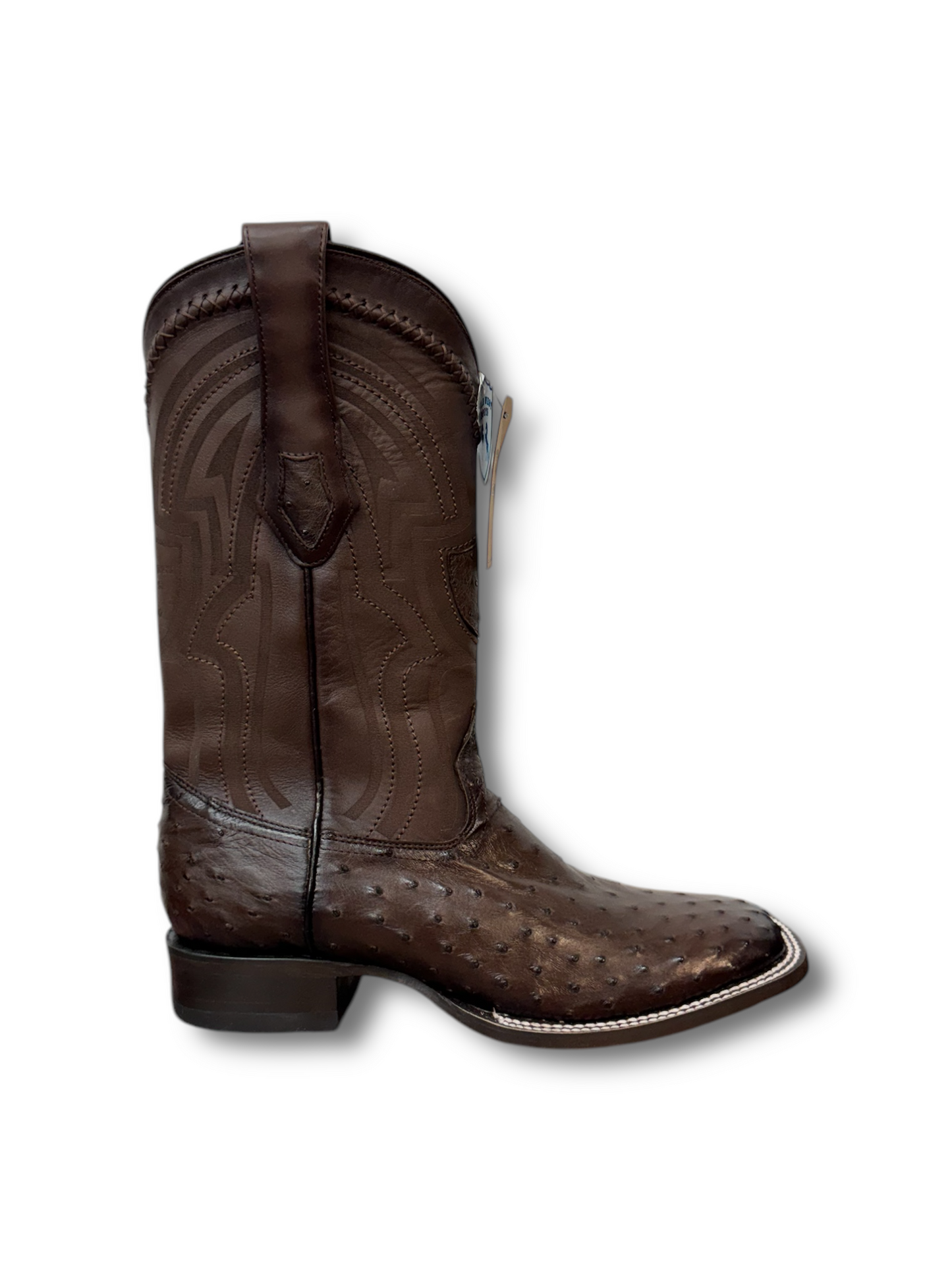 Wild West Boots Faded Brown Ostrich 2824L0316