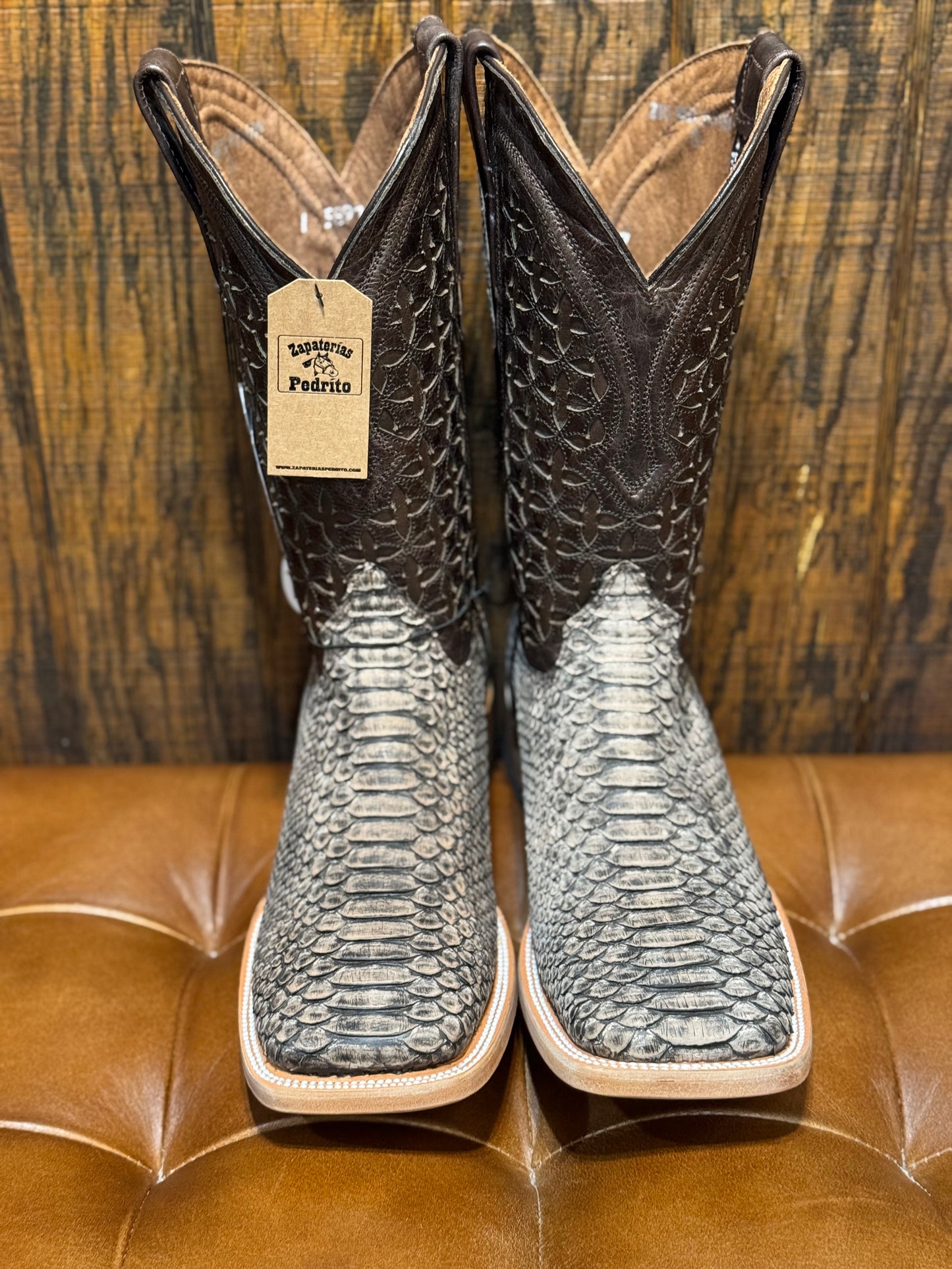 Ranchers Boot Co. Rustic Brown Python