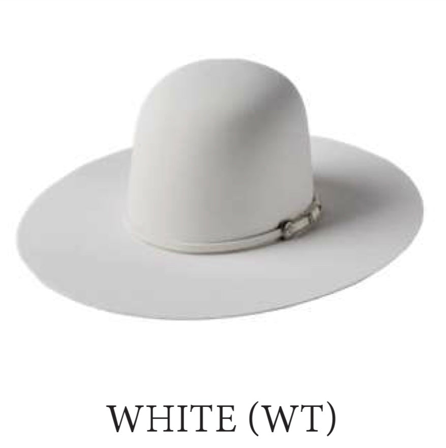 Serratelli Hat Co 6X White Open