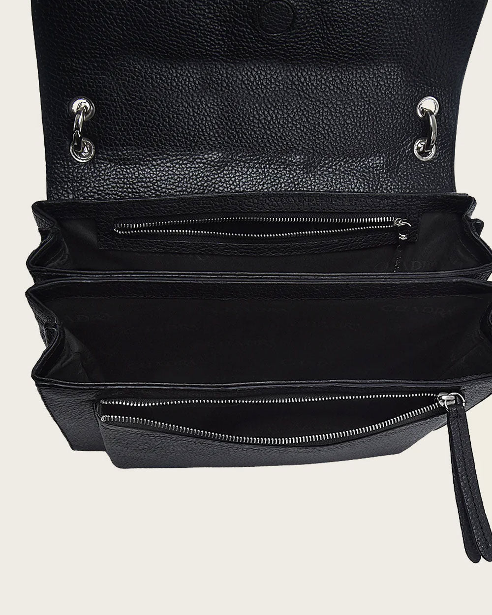 CUADRA Black Flap Stingray bag