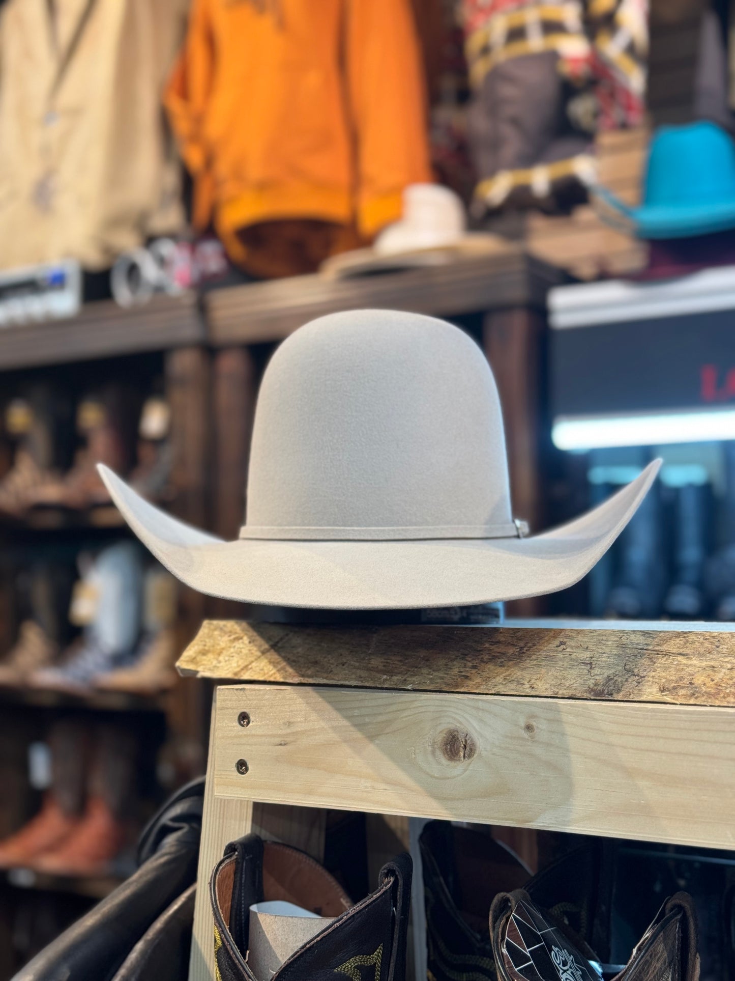 Serratelli Hat Co 6X SilverBelly Open