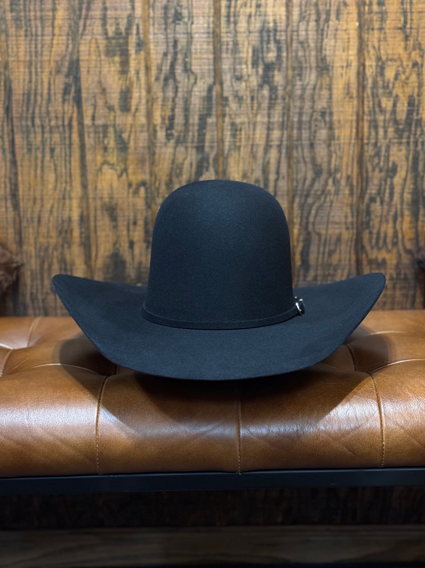 Serratelli Hat Co 6X Black Open