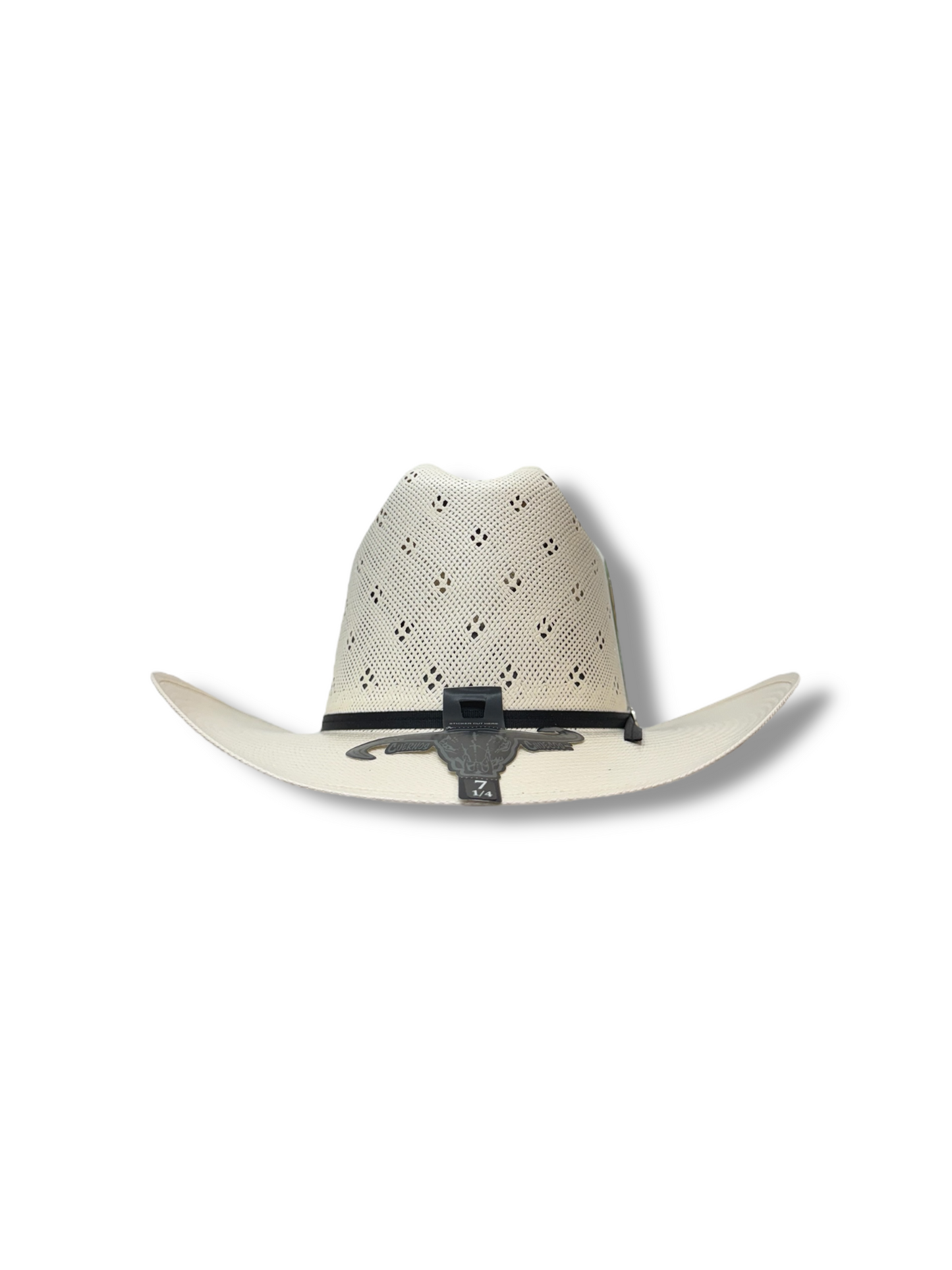 Cuernos Chuecos 100X Natural Full Flower Straw Hat