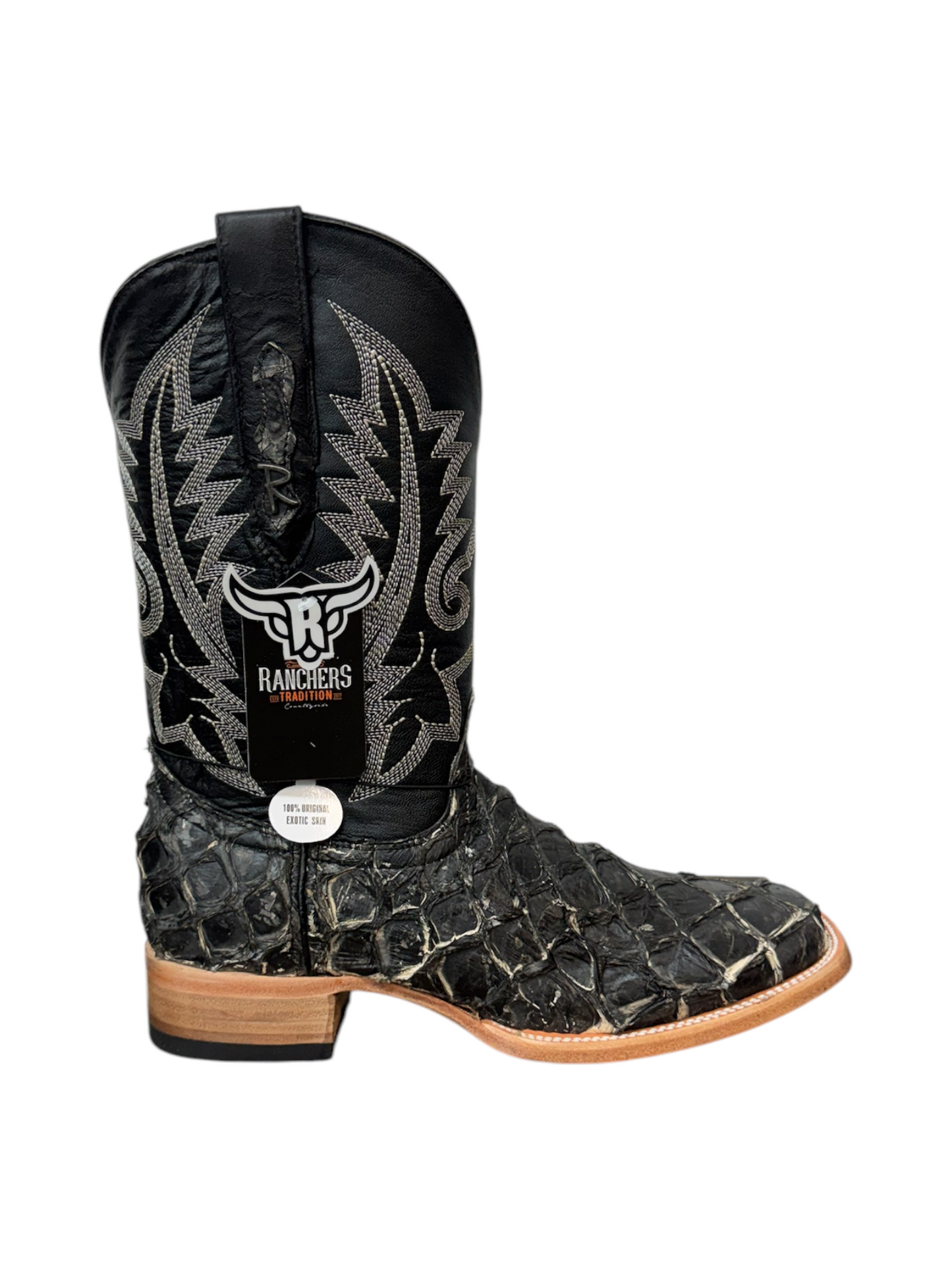 Ranchers Boot Co. Pirarucu Newspaper