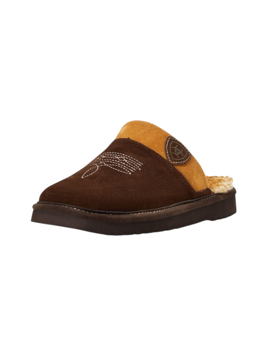 Ariat Silversmith Square Toe Slipper Chocolate