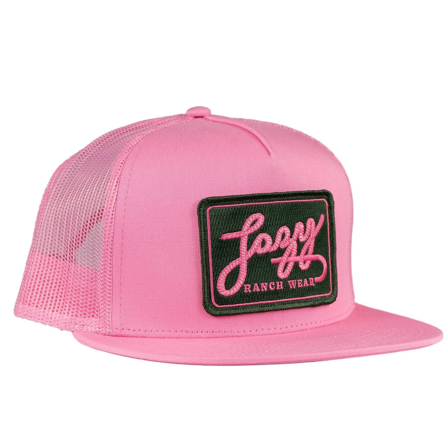 LAZY J RANCH PINK GREEN BREAKAWAY PATCH