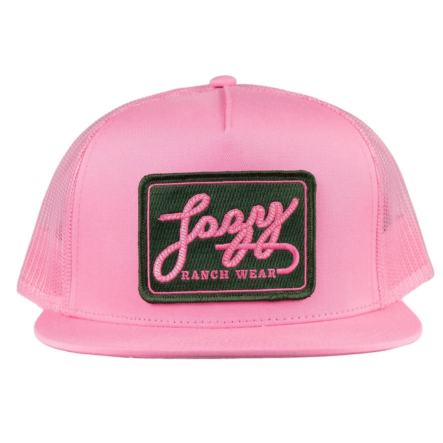 LAZY J RANCH PINK GREEN BREAKAWAY PATCH
