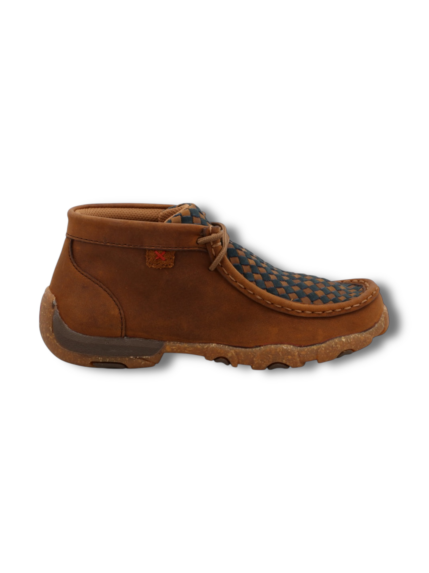 Kids Brown/Blue Chukka Driving Moc