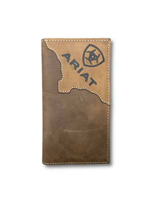 Ariat Brown Overlay Rodeo Wallet A3552544