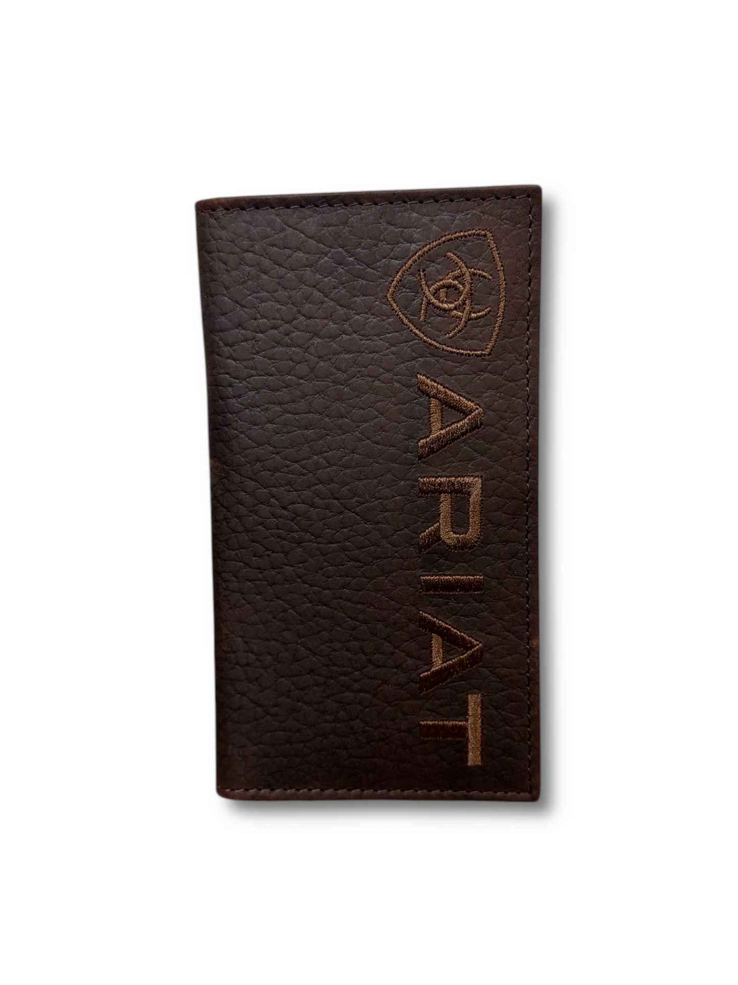 Ariat Chocolate Bull Shoulder Rodeo Wallet A3554302