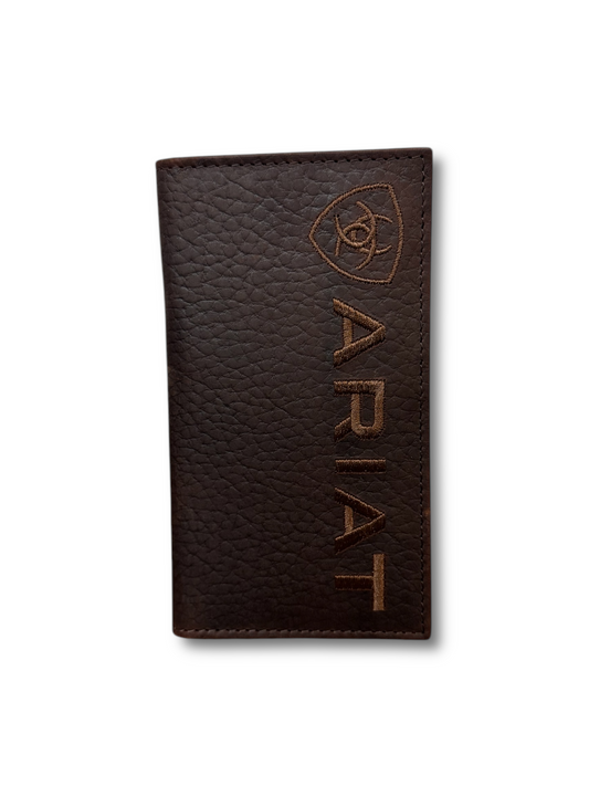 Ariat Chocolate Bull Shoulder Rodeo Wallet A3554302