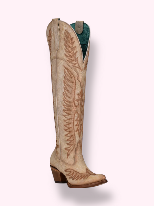 CORRAL A4212 - Sleek Bone Colored Tall Top